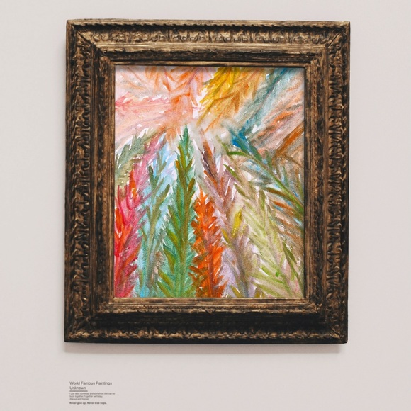 Handmade Watercolor Painting 9" X 12" on Paper, Decor/Wall, Frame Not Included - Picture 2 of 4